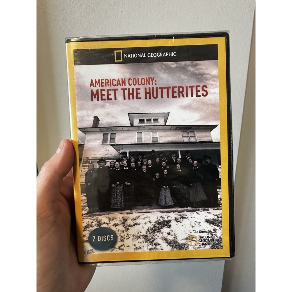 American Colony: Meet the Hutterites 2 Disc DVD National Geographic Sealed